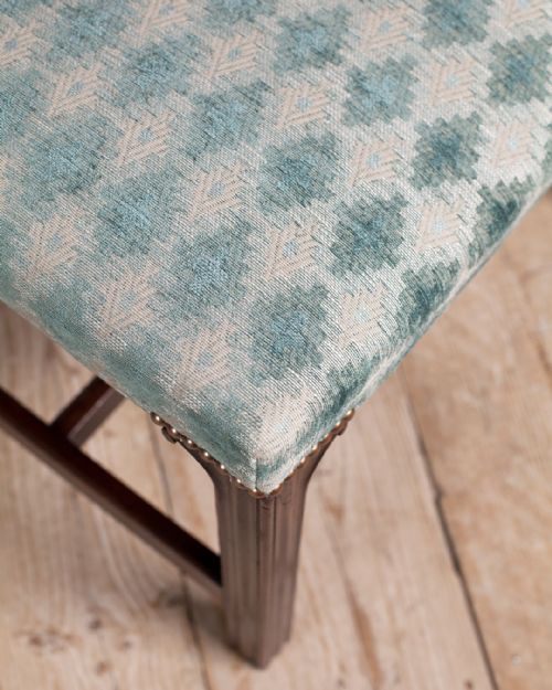 GEORGE III MAHOGANY STOOL - ADDITIONAL PHOTO 3