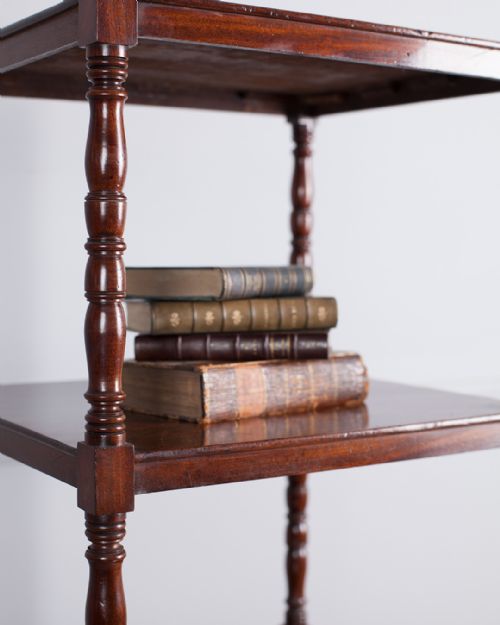 REGENCY MAHOGANY WHATNOT - ADDITIONAL PHOTO 2