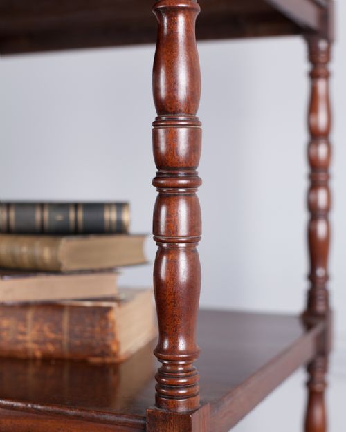 REGENCY MAHOGANY WHATNOT - ADDITIONAL PHOTO 3
