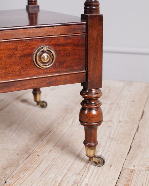 REGENCY MAHOGANY WHATNOT - ADDITIONAL PHOTO 5