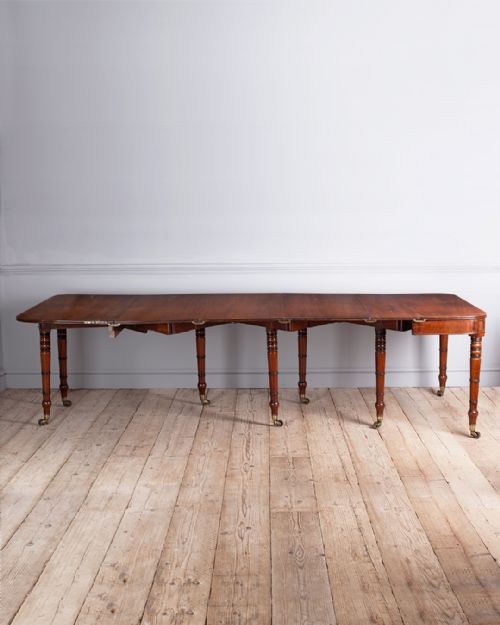 regency mahogany 'wilkinson' extending dining table - CATEGORY: ANTIQUE TABLES - DATED REGENCY
