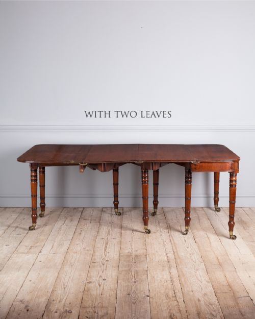 REGENCY MAHOGANY 'WILKINSON' EXTENDING DINING TABLE - ADDITIONAL PHOTO 1