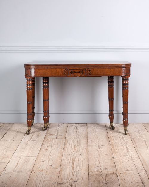 REGENCY MAHOGANY 'WILKINSON' EXTENDING DINING TABLE - ADDITIONAL PHOTO 3
