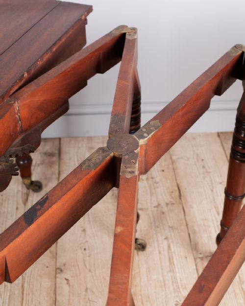 REGENCY MAHOGANY 'WILKINSON' EXTENDING DINING TABLE - ADDITIONAL PHOTO 7