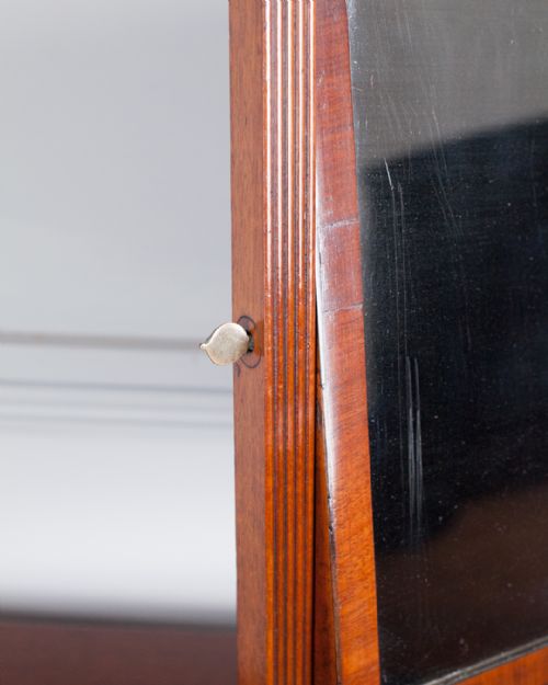 19TH CENTURY MAHOGANY SWING MIRROR - ADDITIONAL PHOTO 2
