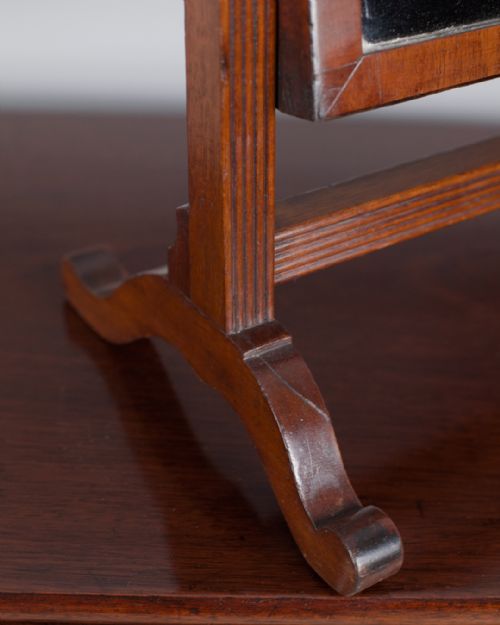 19TH CENTURY MAHOGANY SWING MIRROR - ADDITIONAL PHOTO 3