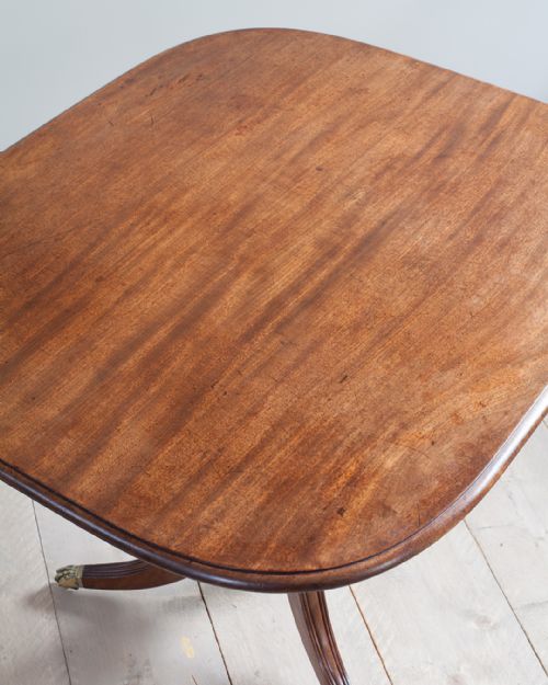REGENCY MAHOGANY TRIPOD TABLE - ADDITIONAL PHOTO 3