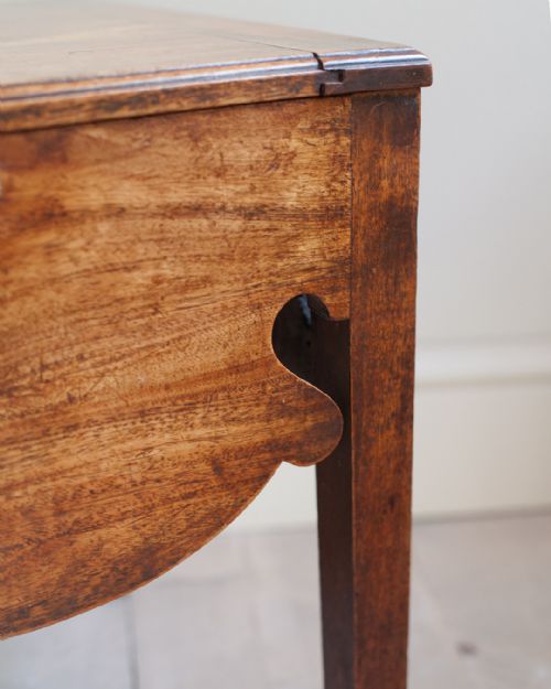 GEORGIAN MAHOGANY BOX COMMODE - ADDITIONAL PHOTO 5