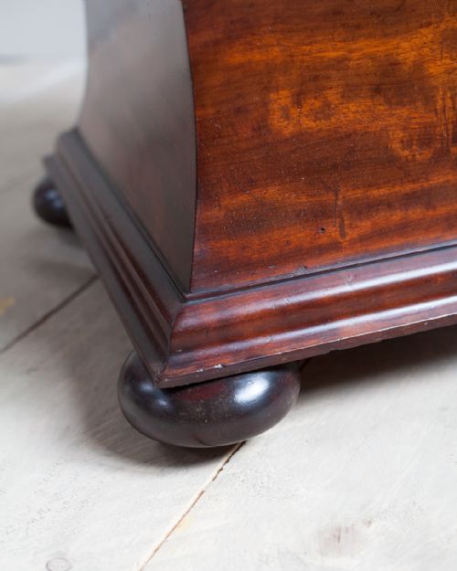 19TH CENTURY MAHOGANY OTTOMAN WORK BOX - ADDITIONAL PHOTO 3