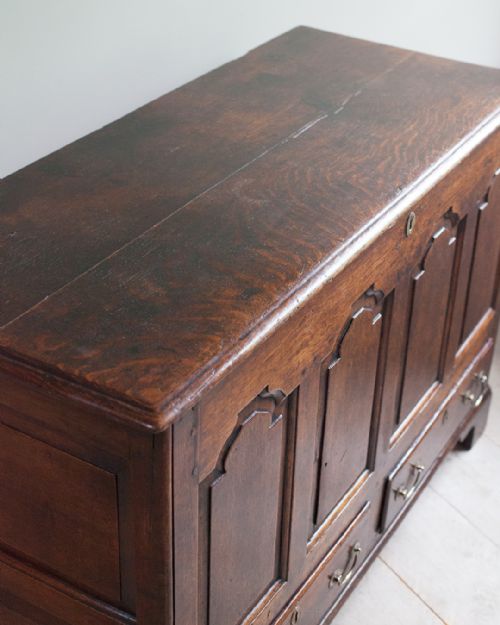 18TH CENTURY OAK MULE CHEST - ADDITIONAL PHOTO 7
