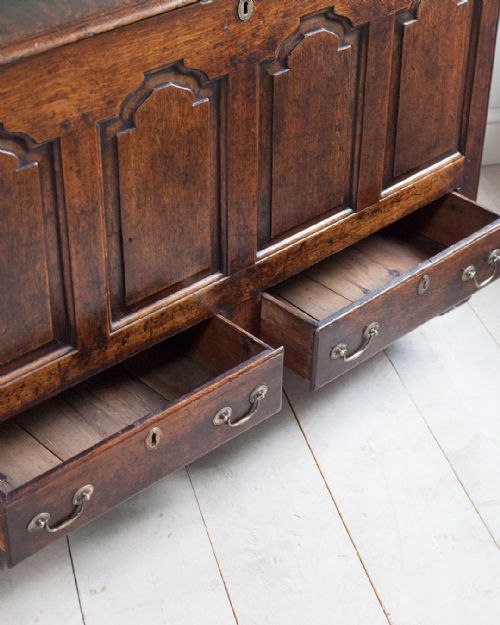18TH CENTURY OAK MULE CHEST - ADDITIONAL PHOTO 8