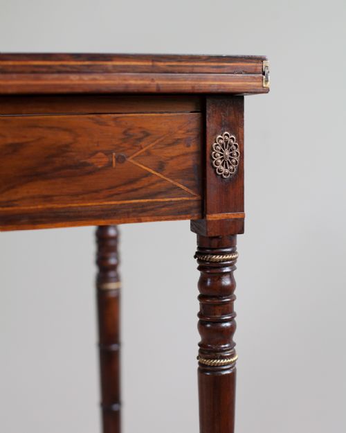 REGENCY ROSEWOOD WRITING PATIENCE TABLE - ADDITIONAL PHOTO 6