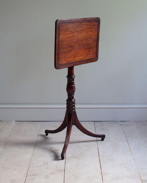 regency height adjustable occasional table - CATEGORY: ANTIQUE TABLES - DATED REGENCY