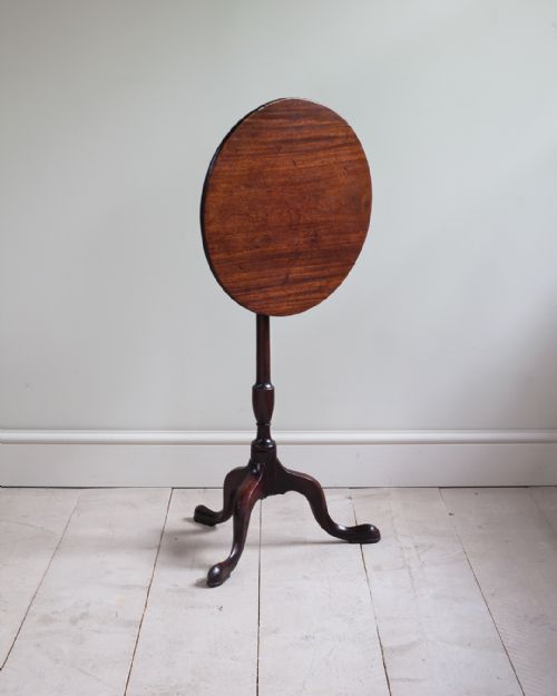GEORGE III MAHOGANY TRIPOD TABLE - ADDITIONAL PHOTO 1