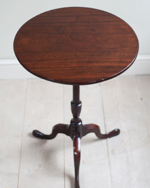 GEORGE III MAHOGANY TRIPOD TABLE - ADDITIONAL PHOTO 2