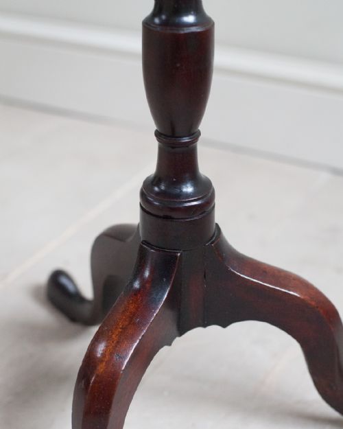 GEORGE III MAHOGANY TRIPOD TABLE - ADDITIONAL PHOTO 4
