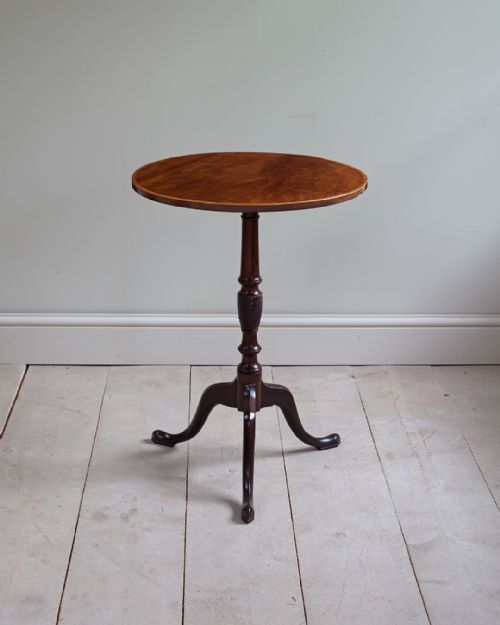 GEORGIAN MAHOGANY TRIPOD TABLE - ADDITIONAL PHOTO 1