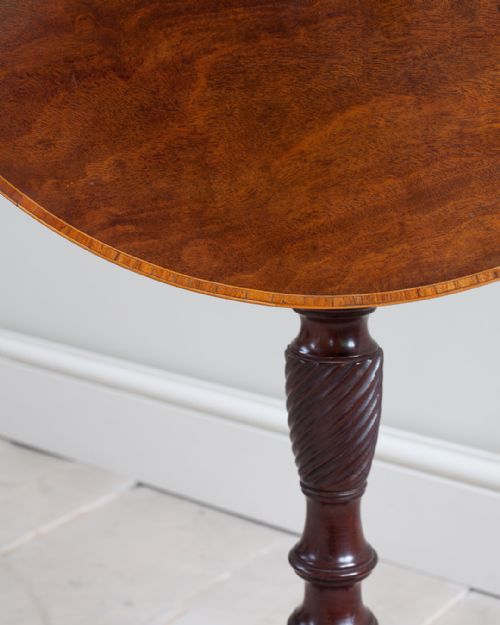 GEORGIAN MAHOGANY TRIPOD TABLE - ADDITIONAL PHOTO 3