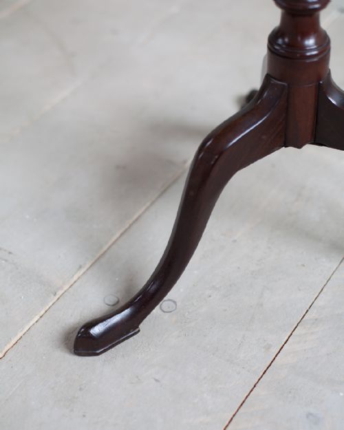 GEORGIAN MAHOGANY TRIPOD TABLE - ADDITIONAL PHOTO 5