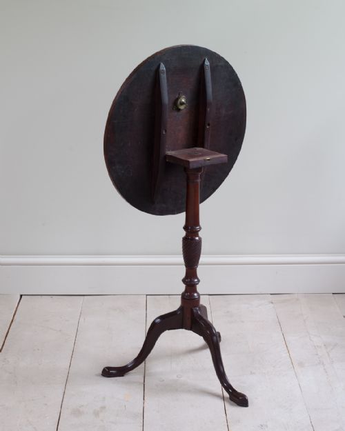 GEORGIAN MAHOGANY TRIPOD TABLE - ADDITIONAL PHOTO 6