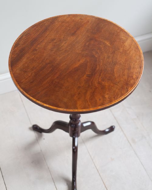 GEORGIAN MAHOGANY TRIPOD TABLE - ADDITIONAL PHOTO 7