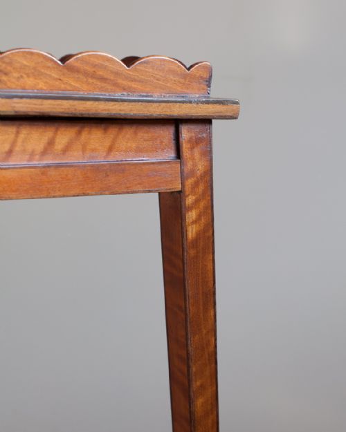 EDWARDIAN SATINWOOD URN STAND - ADDITIONAL PHOTO 4