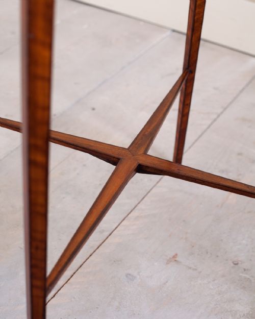 EDWARDIAN SATINWOOD URN STAND - ADDITIONAL PHOTO 5