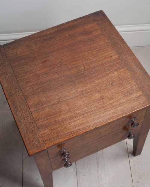 PAIR OF GEORGIAN BOX COMMODES - ADDITIONAL PHOTO 2