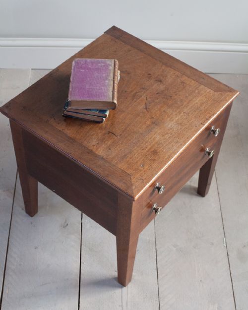 PAIR OF GEORGIAN BOX COMMODES - ADDITIONAL PHOTO 3