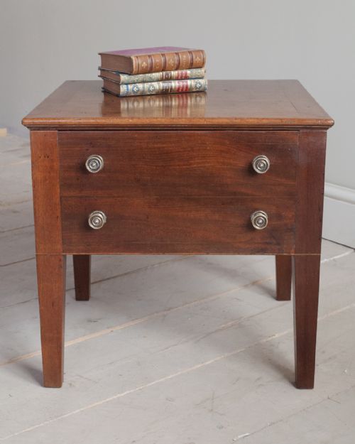 PAIR OF GEORGIAN BOX COMMODES - ADDITIONAL PHOTO 5