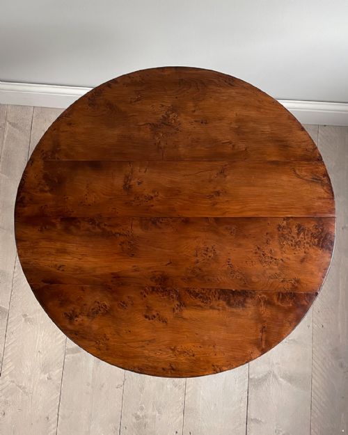 18TH CENTURY YEW WOOD TRIPOD TABLE - ADDITIONAL PHOTO 5