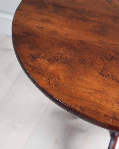 18TH CENTURY YEW WOOD TRIPOD TABLE - ADDITIONAL PHOTO 7