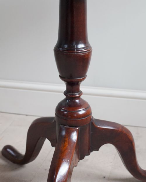 18TH CENTURY YEW WOOD TRIPOD TABLE - ADDITIONAL PHOTO 8