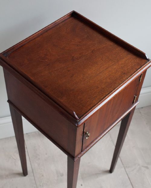 GEORGE III MAHOGANY POT CUPBOARD - ADDITIONAL PHOTO 4