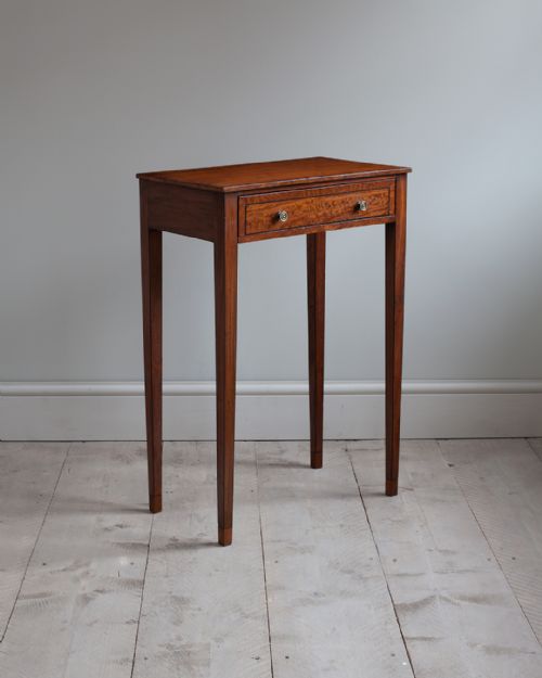 george iii satinwood work table - CATEGORY: ANTIQUE TABLES - DATED 19TH CENTURY