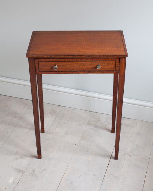 GEORGE III SATINWOOD WORK TABLE - ADDITIONAL PHOTO 2
