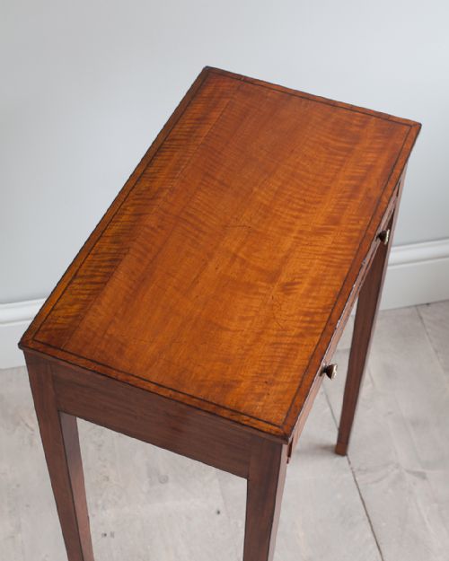 GEORGE III SATINWOOD WORK TABLE - ADDITIONAL PHOTO 4