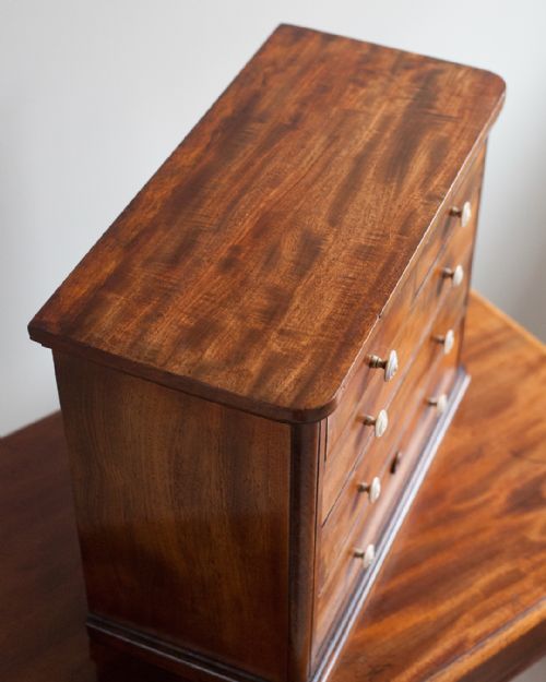 19TH CENTURY MINIATURE CHEST OF DRAWERS - ADDITIONAL PHOTO 3