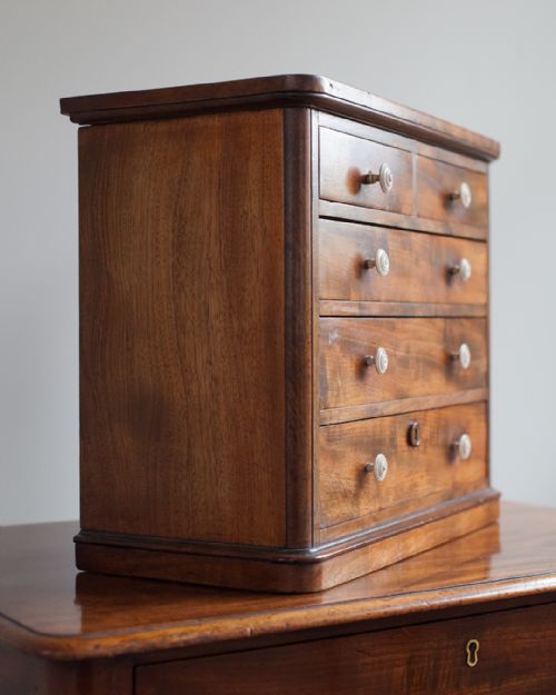 19TH CENTURY MINIATURE CHEST OF DRAWERS - ADDITIONAL PHOTO 7