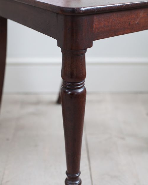 PAIR OF LATE REGENCY MAHOGANY HALL CHAIRS - ADDITIONAL PHOTO 8