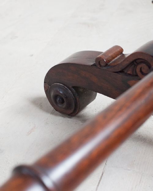 FINE QUALITY LATE REGENCY ROSEWOOD STRETCHER TABLE - ADDITIONAL PHOTO 7