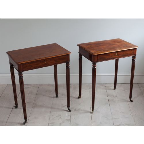 PAIR OF REGENCY MAHOGANY SIDE TABLES - ADDITIONAL PHOTO 1