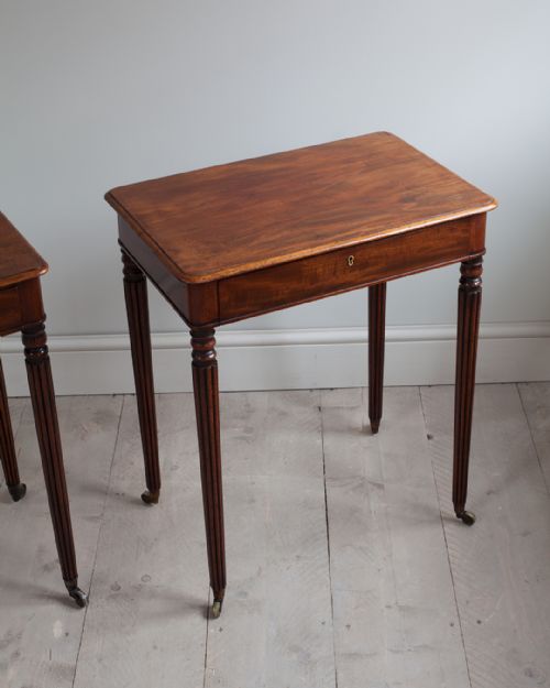 PAIR OF REGENCY MAHOGANY SIDE TABLES - ADDITIONAL PHOTO 2