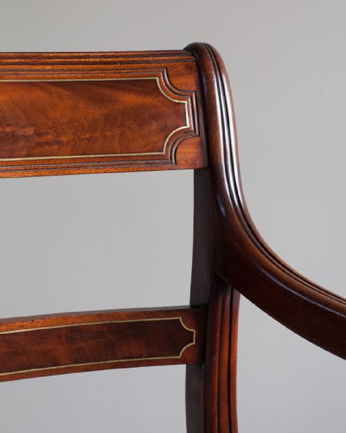 SET OF 8 LATE REGENCY MAHOGANY DINING CHAIRS - ADDITIONAL PHOTO 10