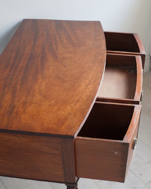 ELEGANT REGENCY MAHOGANY DRESSING TABLE - ADDITIONAL PHOTO 4
