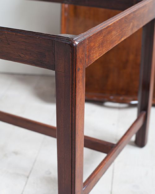 GEORGIAN MAHOGANY TRAY ON STAND COFFEE TABLE - ADDITIONAL PHOTO 5