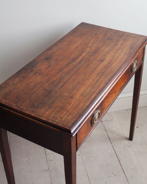 LOVELY QUALITY GEORGIAN MAHOGANY SIDE TABLE - ADDITIONAL PHOTO 3