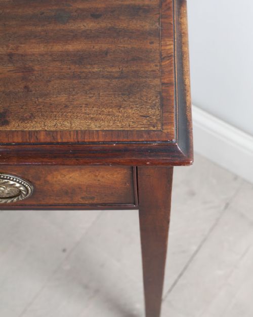 LOVELY QUALITY GEORGIAN MAHOGANY SIDE TABLE - ADDITIONAL PHOTO 4