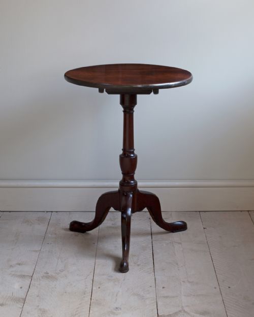 GEORGIAN MAHOGANY TRIPOD TABLE - ADDITIONAL PHOTO 1