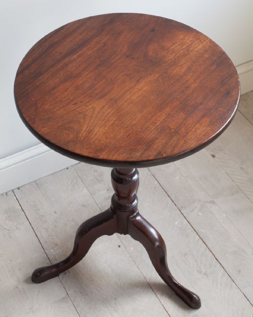 GEORGIAN MAHOGANY TRIPOD TABLE - ADDITIONAL PHOTO 3